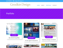 Tablet Screenshot of goodkindesign.com